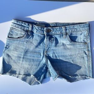 Kut From the Cloth Denim Gidget Fray Shorts Size 8